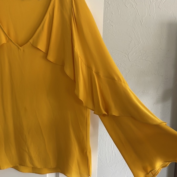 Kobi halperin silk long sleeve blouse, size medium - Picture 2 of 7